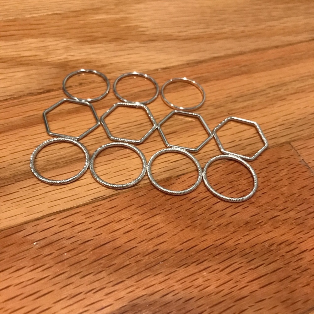 Silver rings